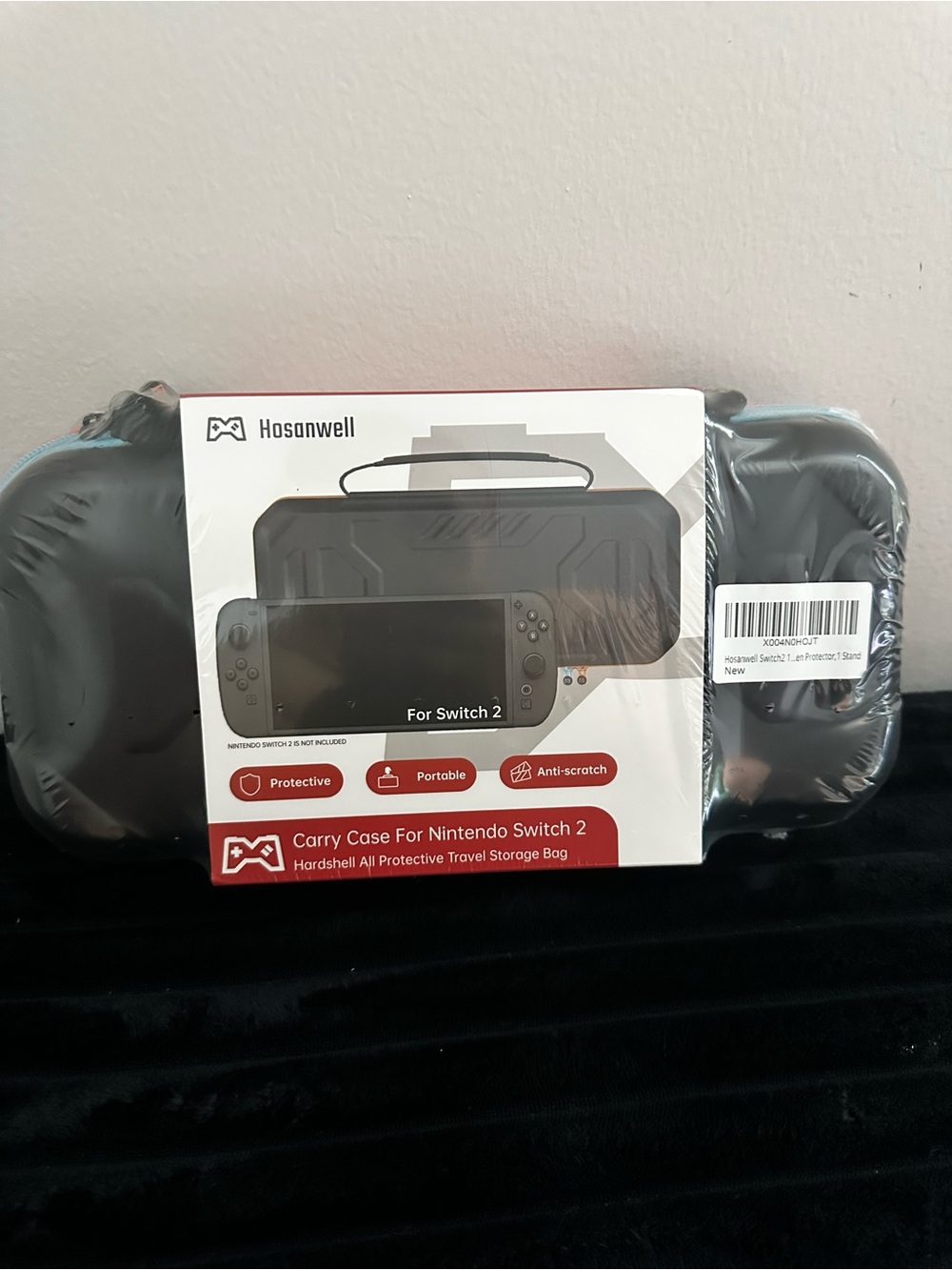 Hosanwell Black Carry Case for Nintendo Switch 2